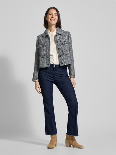 Brax Flared jeans in verkorte pasvorm, model 'SHAKIRA' Donkerblauw - 1