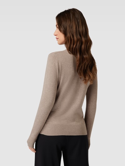 Montego Sweter z dzianiny ze stójką Szarobrązowy melanż 5