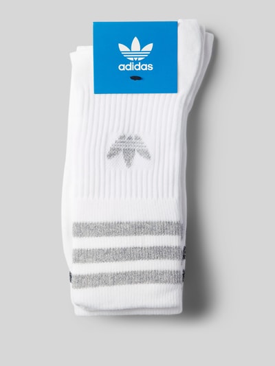 adidas Originals Socken mit Label-Print im 2er-Pack Weiss 3