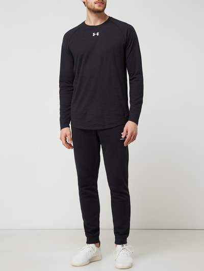 Under Armour Loose fit shirt met lange mouwen van slubjersey - HeatGear® Zwart - 1