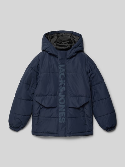 Jack & Jones Gewatteerd jack met capuchon Marineblauw - 1
