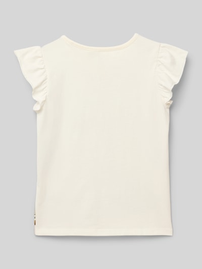 Tom Tailor Regular Fit T-Shirt aus reiner Baumwolle Weiss 3