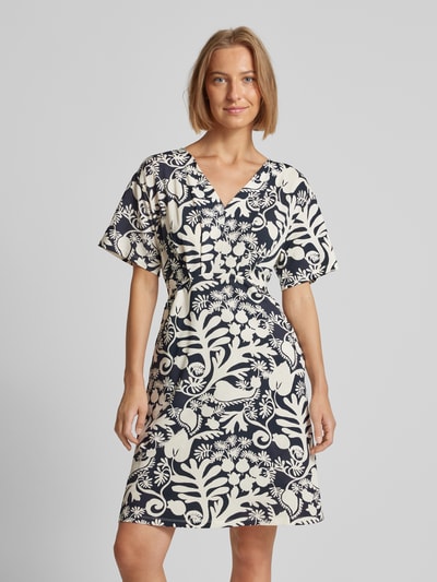 Weekend Max Mara Knielanges Kleid mit gelegten Falten Modell 'LUCAS' Marine 4