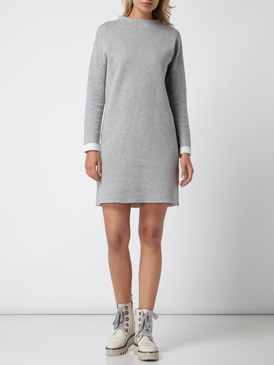 Esprit Sweatkleid mit überschnittenen Schultern  Silber Melange 1