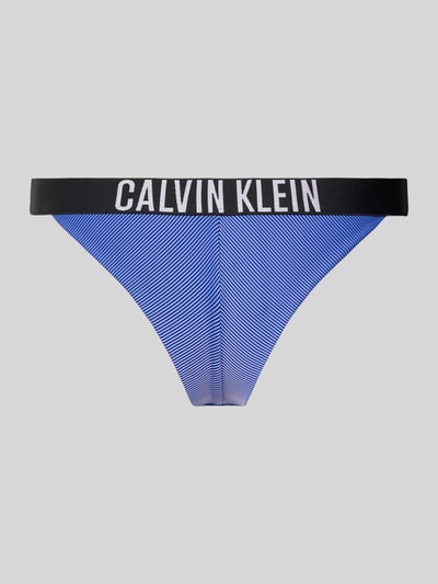Calvin Klein Underwear Bikini-Hose mit elastischem Label-Bund Modell 'BRAZILIAN' Blau 3