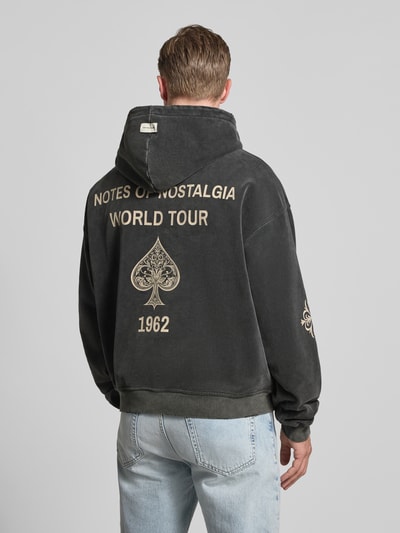 Don´t Waste Culture Hoodie mit Känguru-Tasche Modell 'Yulani' Anthrazit 5