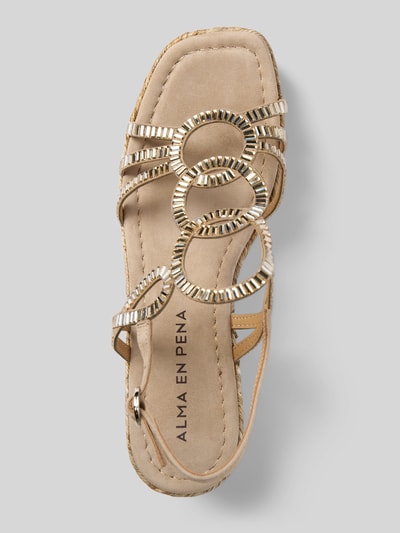 ALMA EN PENA Sandały z podeszwą na platformie Écru 3