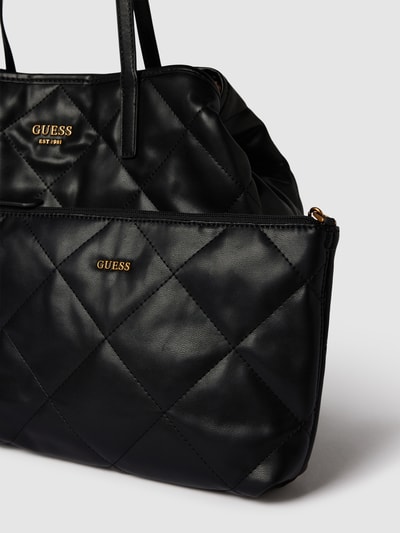 Guess Shopper mit Steppnähten Black 3