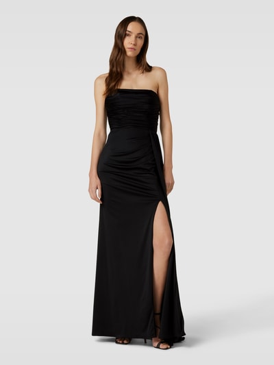 Unique Abendkleid mit Raffungen Black 4