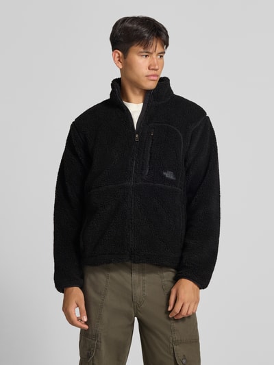 The North Face Fleecejacke mit Stehkragen und Brusttasche Modell 'EXTREME PILE' Metallic Black 4