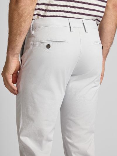 Christian Berg Men Regular fit chino met achterzakken Lichtgrijs - 3