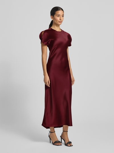 GUIDO MARIA KRETSCHMER WOMAN Cocktailkleid mit Rundhalsausschnitt Modell 'Melody' Bordeaux 1
