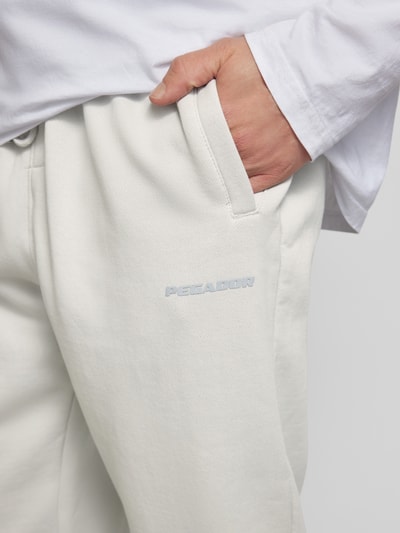 Pegador Baggy Fit Sweatpants mit Label-Detail Hellgrau 3