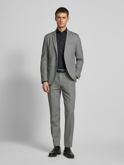 JOOP! Collection Slim fit zakelijk overhemd met knoopsluiting, model 'Pai' Zwart - 1