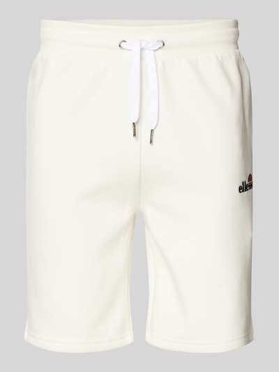 Ellesse Regular Fit Sweatshorts mit Label-Stitching Modell 'NIORIR' Offwhite 1