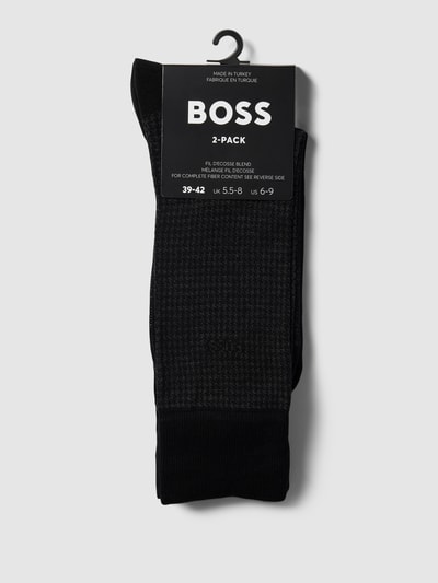 BOSS Socken mit Label-Detail im 2er-Pack Black 3