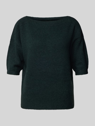 OPUS Gebreide pullover met 1/2-mouwen, model 'Pusity' Donkergroen - 2