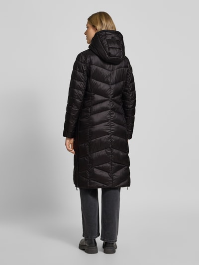 Gil Bret Płaszcz pikowany zapinany na zamek błyskawiczny dwustronny Czarny 5