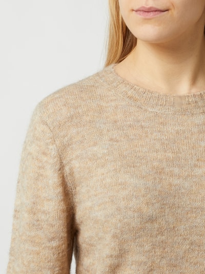 MSCH Copenhagen Pullover mit Alpaka-Anteil Modell 'Imaya' Beige Melange 3