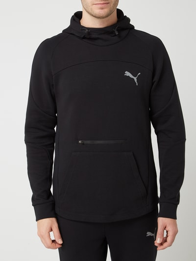 PUMA PERFORMANCE Slim fit hoodie met ritszak Zwart - 4