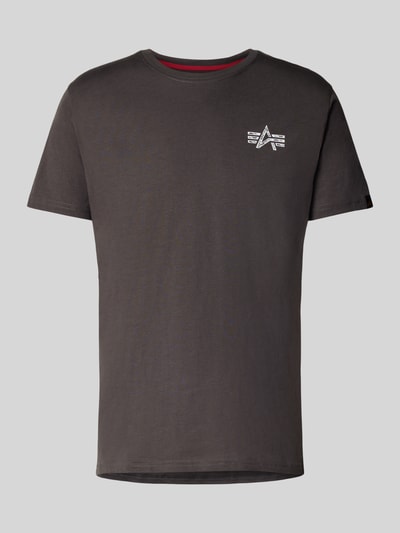 Alpha Industries T-shirt z nadrukiem z logo Antracytowy 2