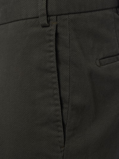 Hiltl Regular Fit Chino mit Webstruktur Gruen 2