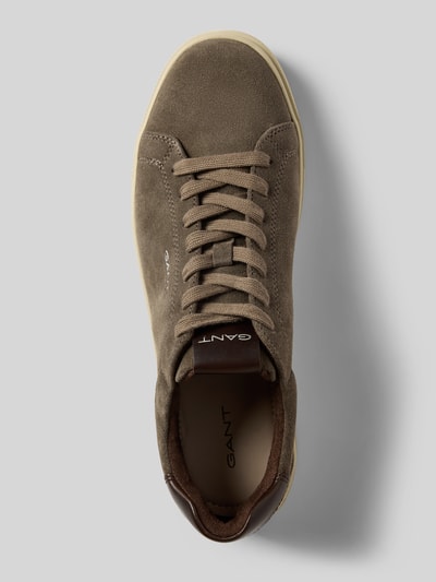 Gant Sneakers van echt leer met reliëflogo, model 'Julien' Beige - 3