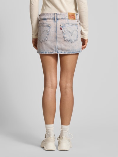 Levi's® Mini-Rock aus reiner Baumwolle Hellblau 5