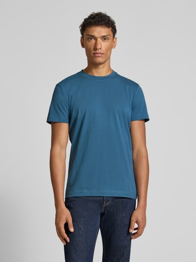Tom Tailor Slim fit T-shirt van katoenmix
 Oceaanblauw - 4