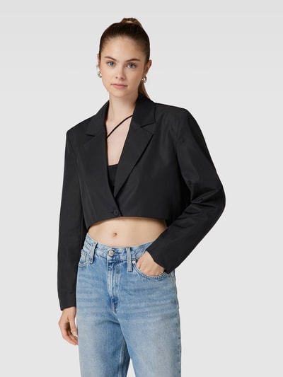 Calvin Klein Jeans Korte blazer met reverskraag Zwart - 4