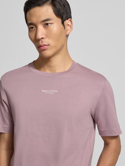 Marc O'Polo Regular fit T-shirt van puur katoen Oudroze - 3
