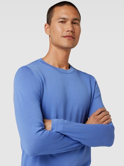 Drykorn Gebreide pullover met ronde hals, model 'IRMINO' Metallic blauw - 3