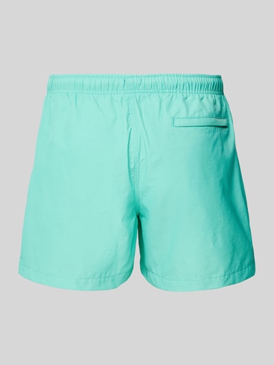 MCNEAL Relaxed Fit Badeshorts mit Logo-Stitching Helltuerkis 3