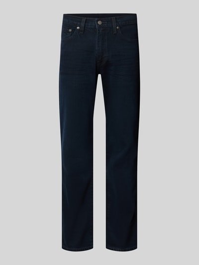 Produktfoto, ciemnoniebieskie spodnie jeansowe o kroju slim fit, gładka faktura, Slim Fit Jeans aus Baumwoll-Mix Modell '511®' von Levi's®, Herren Slim Fit Jeans von Levi's®