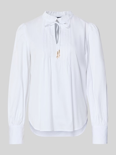 JOOP! Regular Fit Langarmbluse aus Baumwoll-Mix Modell 'Belmira2' Weiss 1