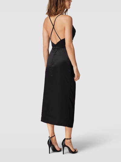 Luxuar Cocktailkleid in Wickel-Optik Black 5