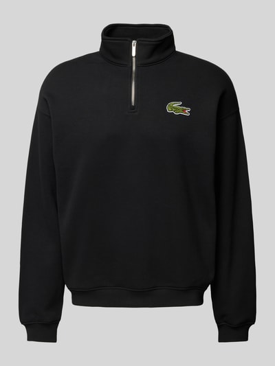 Lacoste Sweatshirt met labeldetail Zwart - 2