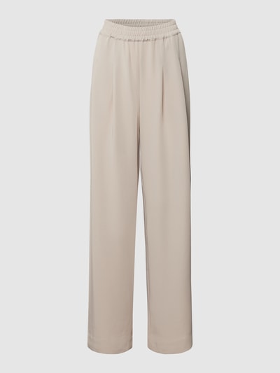 Gestuz Broek met elastische band, model 'Sloan' Taupe - 2