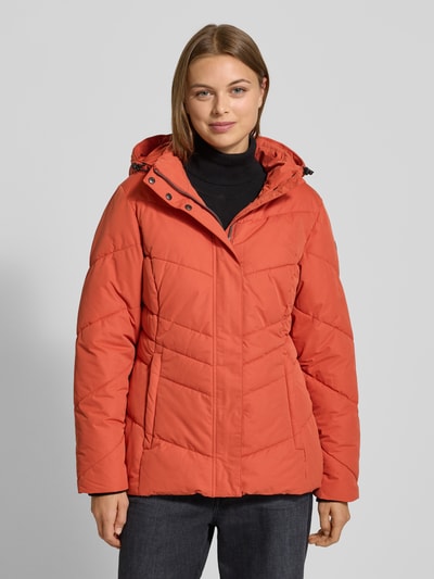 G.I.G.A. DX Gewatteerd regular fit jack met capuchon Terracotta - 4