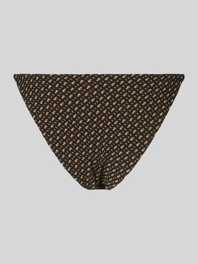 BOSS Bikinihose mit B-Monogram Modell 'BOSS PEARL' Mittelbraun 3