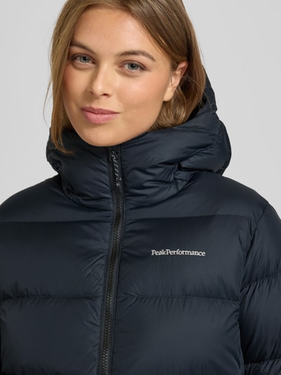 PEAK PERFORMANCE Gewatteerd jack met labelstitching, model 'FROST DOWN' Zwart - 3