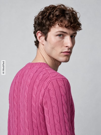 Polo Ralph Lauren Pullover mit Logo-Stitching Pink 3