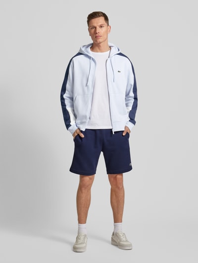 Lacoste Sweatjacke mit Reißverschluss Hellblau 1