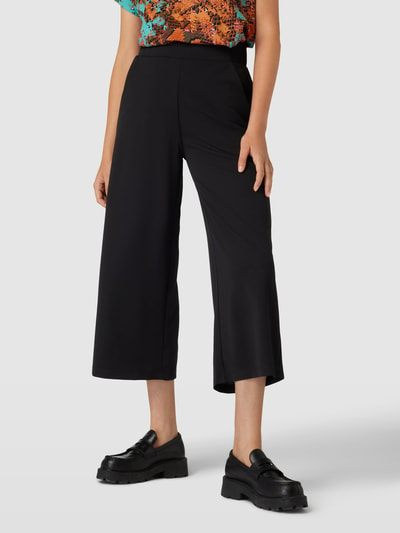 Soyaconcept Stoffen broek met verkorte pasvorm, model 'Siham' Zwart - 4