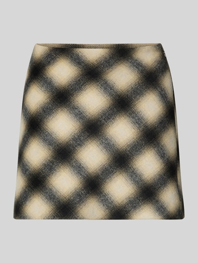 Liu Jo White Minirock mit seitlichem Nahtreißverschluss Offwhite 2