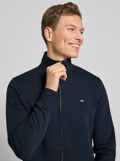 Christian Berg Men Regular Fit Sweatjacke mit Stehkragen Marine 3