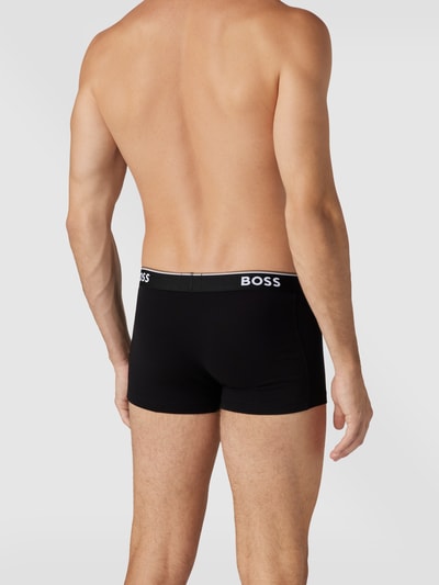 BOSS Trunks mit elastischem Logo-Bund im 3er-Pack Dunkelgrau 4