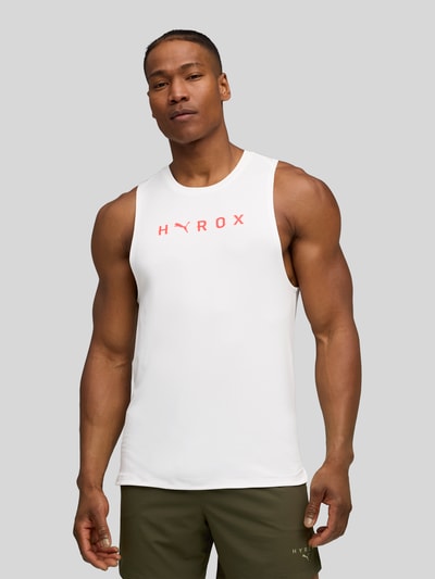 PUMA Performance PUMA x HYROX - Regular Fit Tank Top aus feuchtigkeitsregulierendem Material Weiss 3