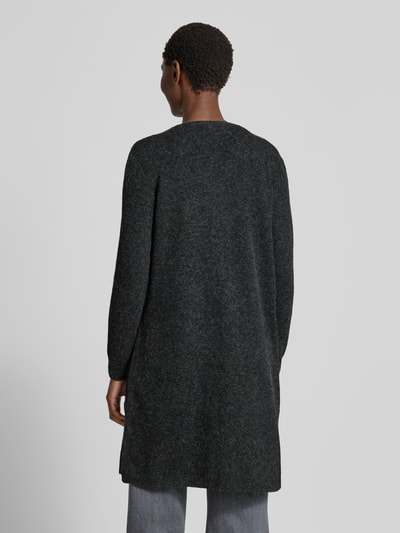Vero Moda Relaxed fit cardigan met steekzakken, model 'DOFFY' Metallic zwart gemêleerd - 5