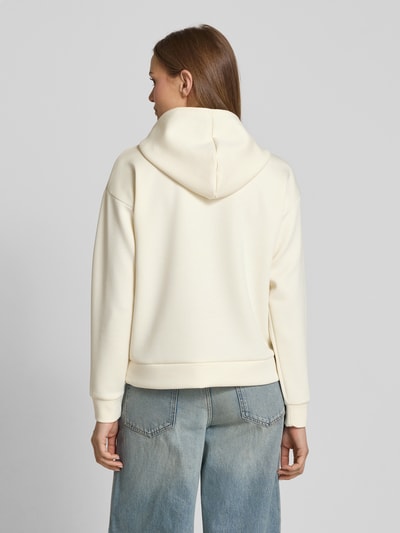 Vila Hoodie met kangoeroezak, model 'SIFFY' Offwhite - 5